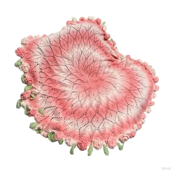 crochet rose blanket (4) crochet rose blanket (4)