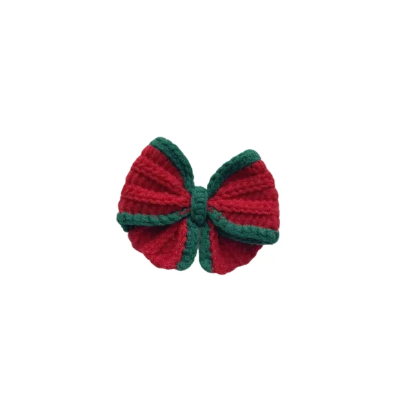Crochet Christmas Double Bow (2) Crochet Christmas Double Bow (2)