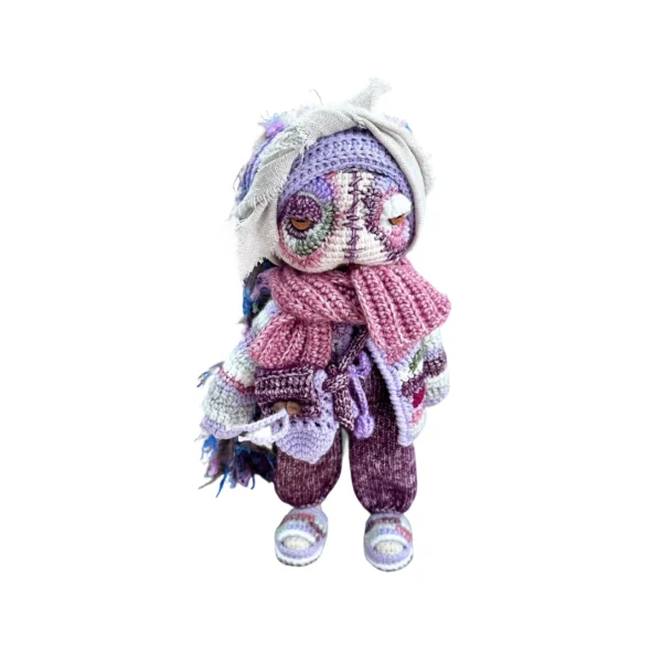 Crochet Doll Purple Cool Boy Crochet Doll Purple Cool Boy