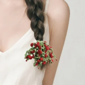 Crochet Rainbow Candy Wisteria Hairband (2)