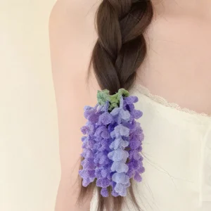 Crochet Wisteria Hairband (2)