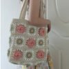 Crocheted Camellia Bag4