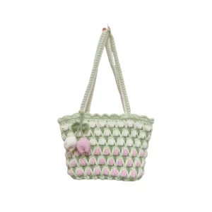Crocheted Tulip Bag