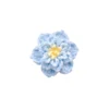 Crocheted flower hairpin (3)