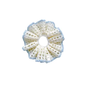 Crocheted hollow large skirt headtie (3)