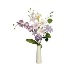 Purple Crocheted Bouquet