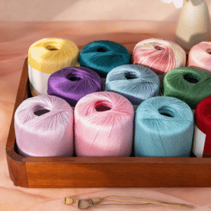 No. 5 pearl lace thread handmade DIY weaving No. 5 pearl lace thread handmade DIY weaving