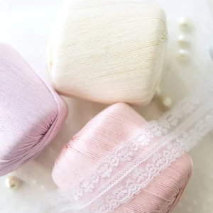 Pearl lace yarn proc